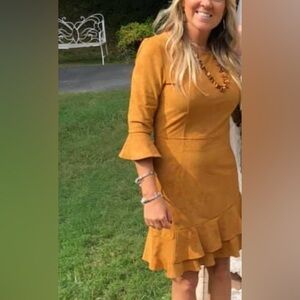 Suede dress!